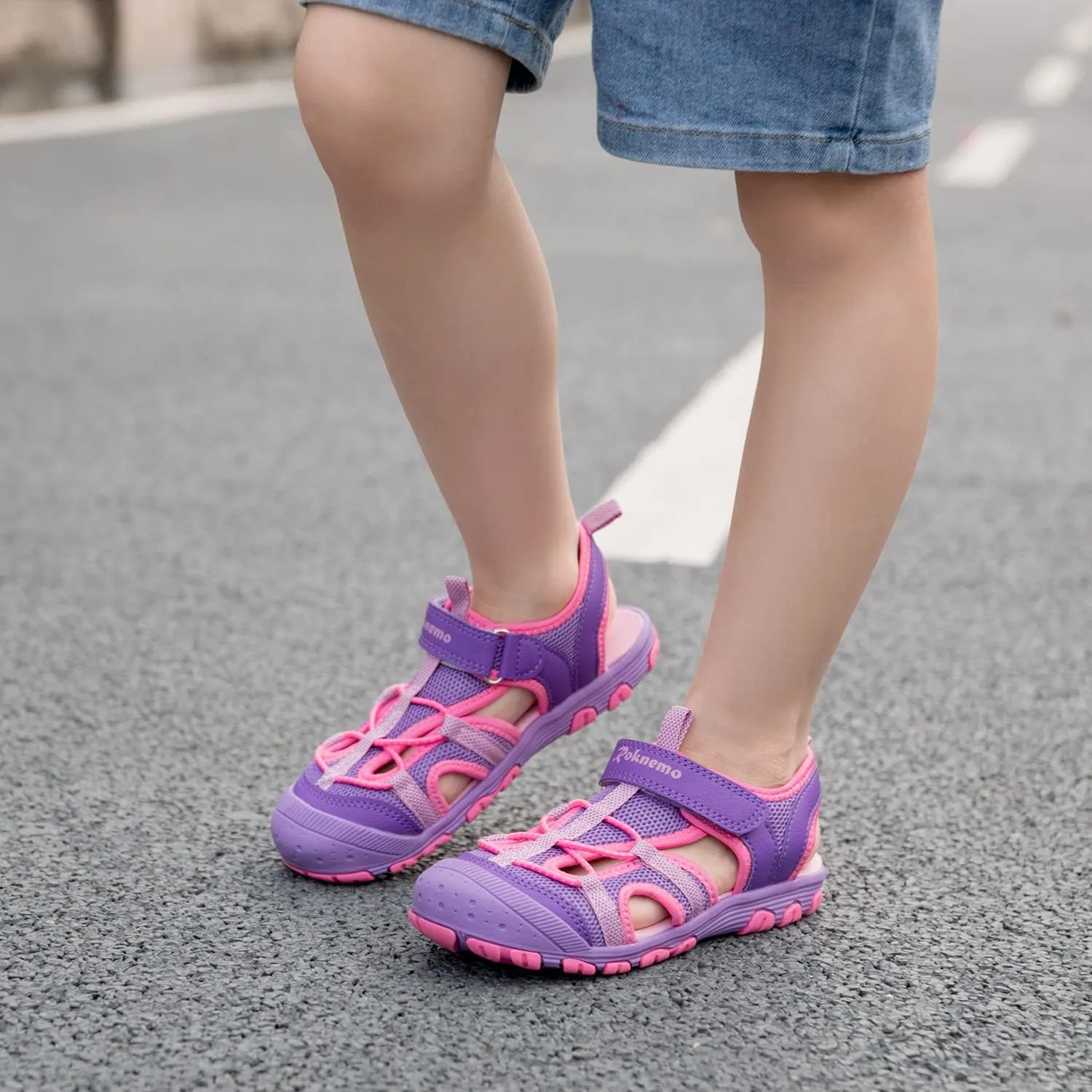 Kids Sandals for Boys & Girls - Athletic Closed-Toe Toddler Water Shoes - Perfect for Summer Beach Hiking Outdoor Sports Unisex Child Sandals (Toddler/Little Kid)