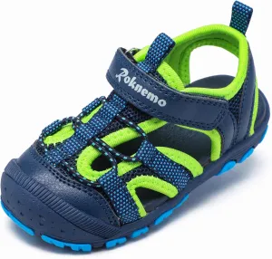 Kids Sandals for Boys & Girls - Athletic Closed-Toe Toddler Water Shoes - Perfect for Summer Beach Hiking Outdoor Sports Unisex Child Sandals (Toddler/Little Kid)