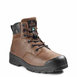 Kodiak Men's 6" Greb Full Grain Leather Safety Work Boots - Steel Toe Protection, Slip & Oil Resistant Outsole, Comfortable Padded Collar | Sizes 7-15