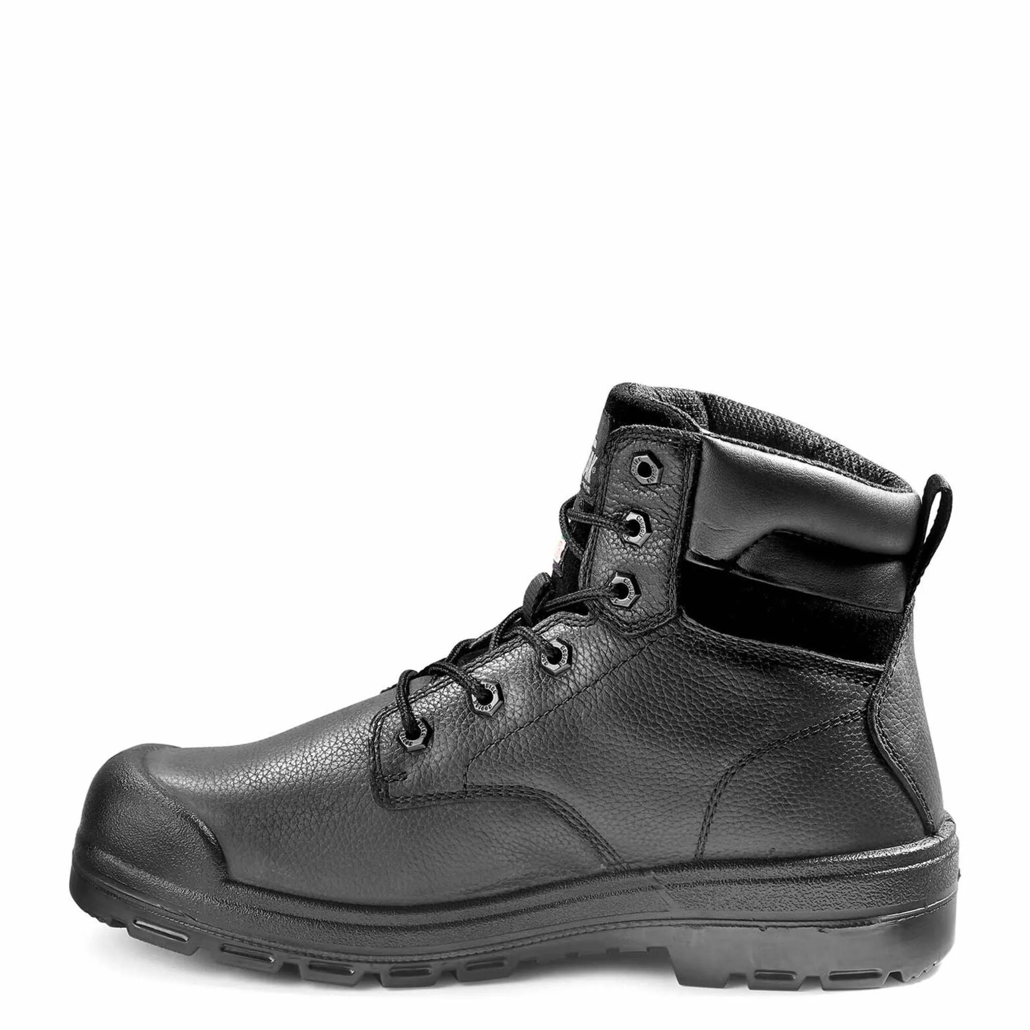 Kodiak Men's 6" Greb Full Grain Leather Safety Work Boots - Steel Toe Protection, Slip & Oil Resistant Outsole, Comfortable Padded Collar | Sizes 7-15