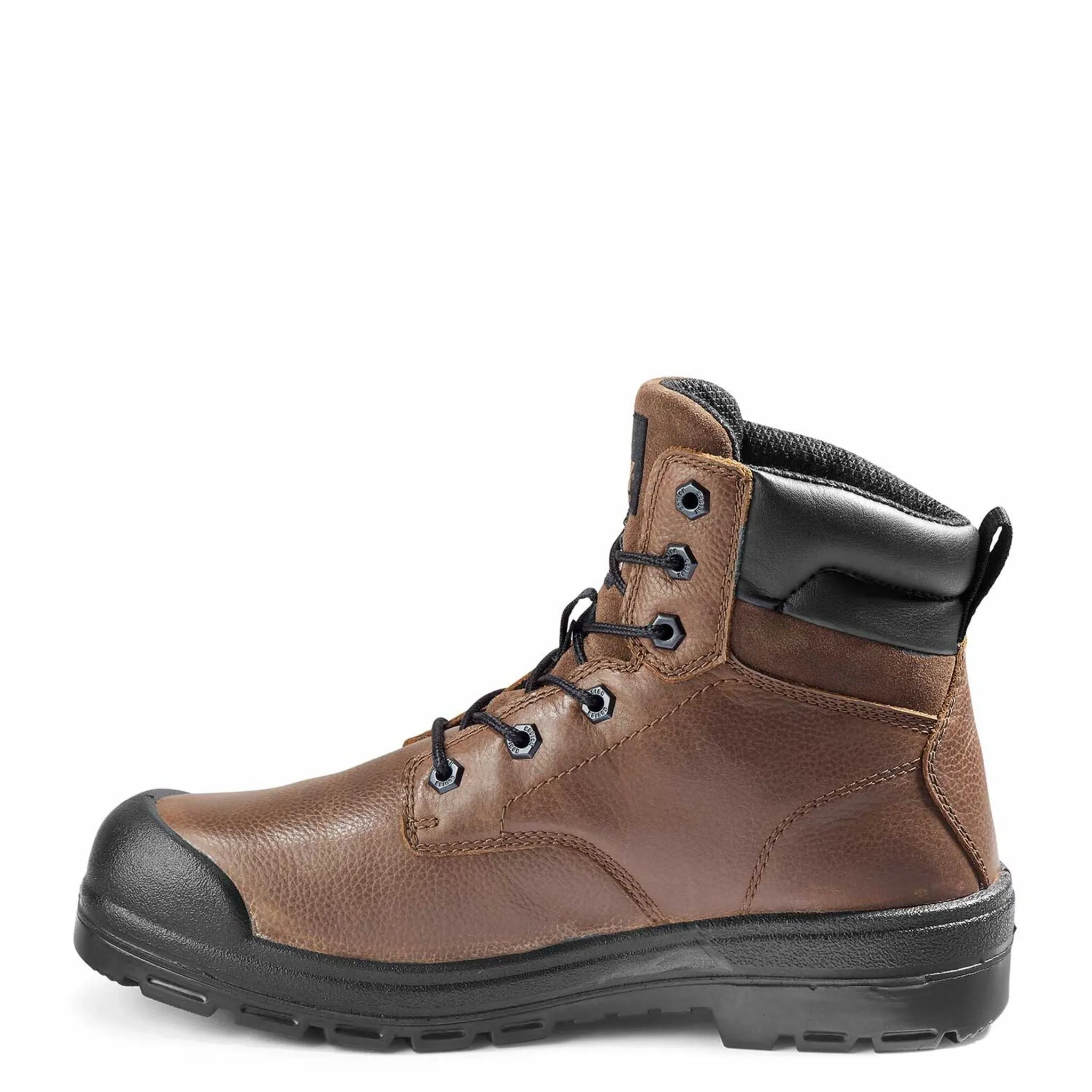 Kodiak Men's 6" Greb Full Grain Leather Safety Work Boots - Steel Toe Protection, Slip & Oil Resistant Outsole, Comfortable Padded Collar | Sizes 7-15