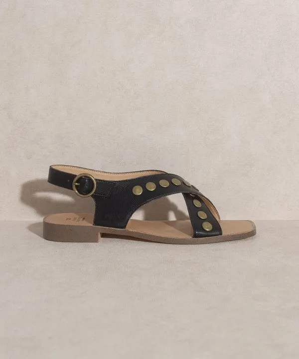 Kylie   Studded Cross Band Sandal