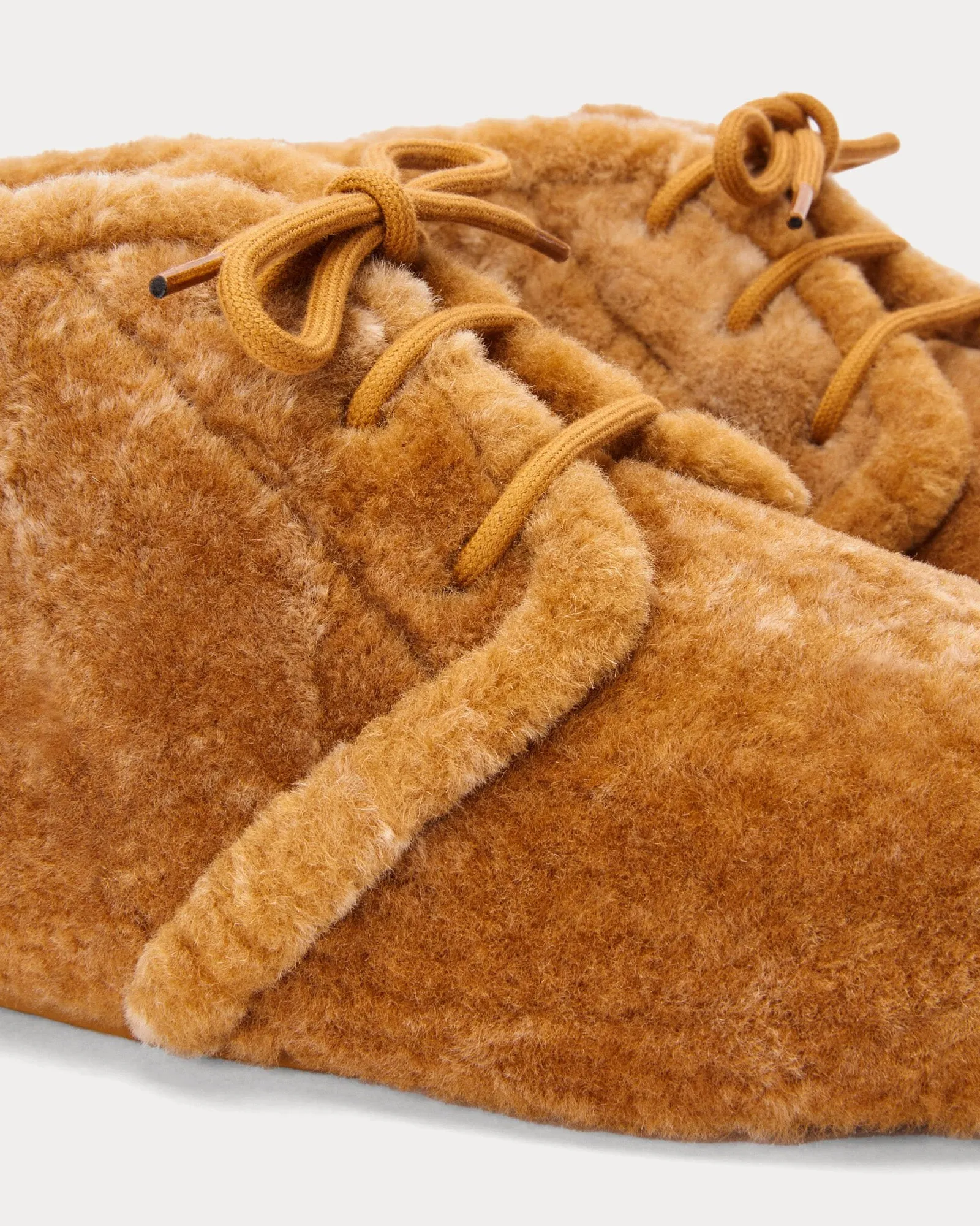 Lago Shearling Cognac Booties