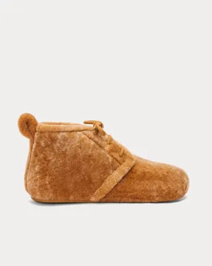 Lago Shearling Cognac Booties