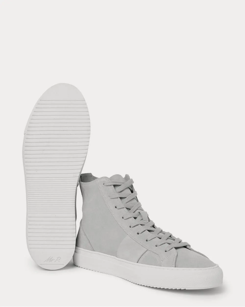 Larry Suede  Gray high top sneakers
