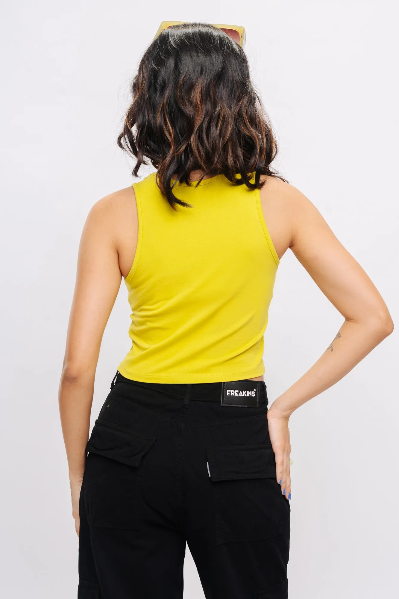 Lemon Green Tank Top