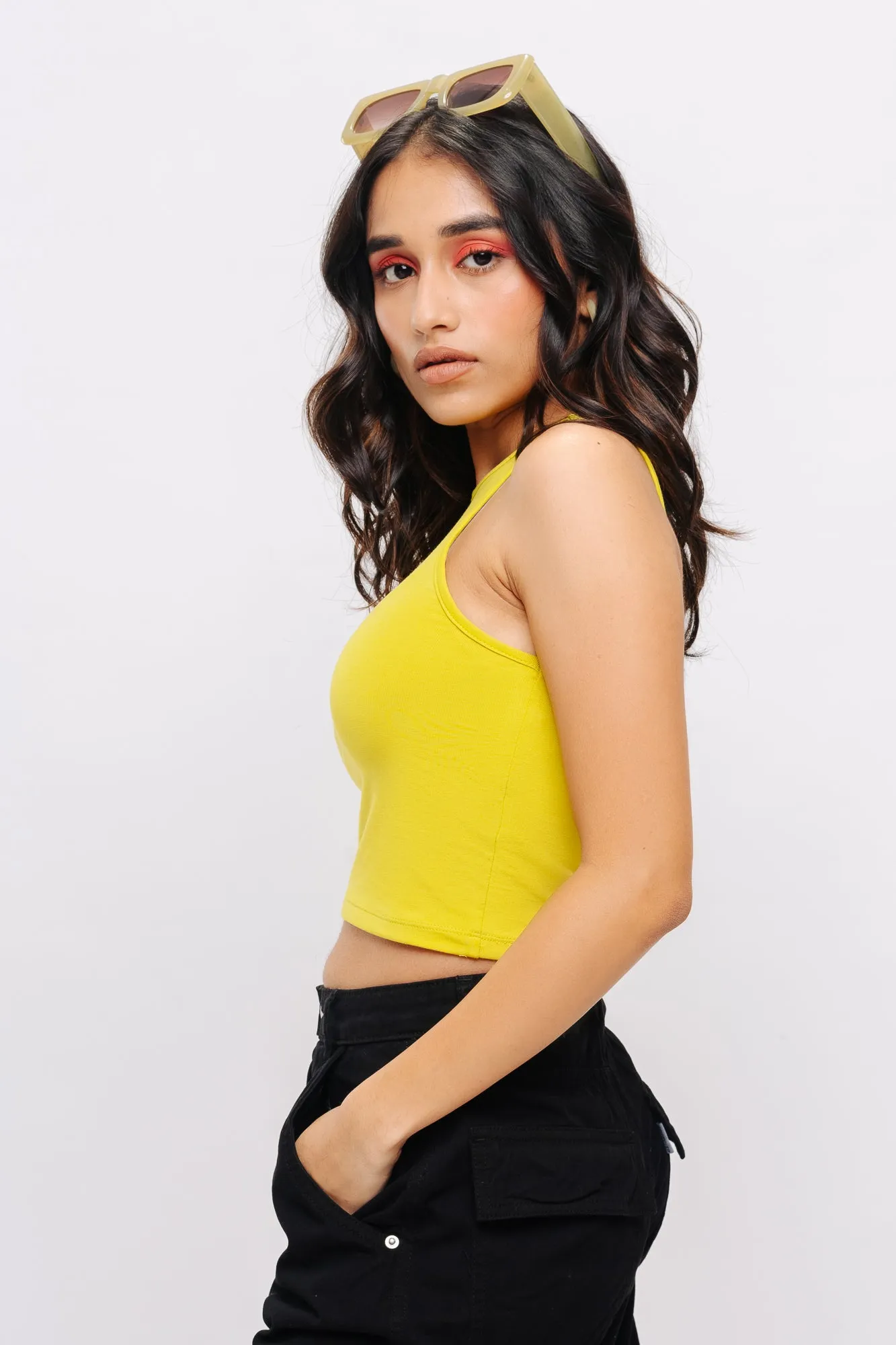 Lemon Green Tank Top