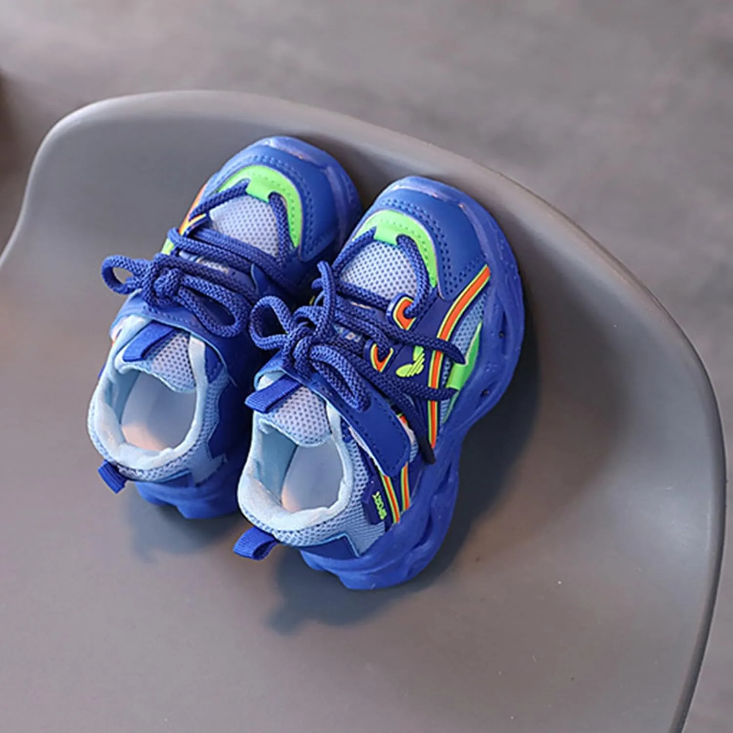 Light Up Toddler Boys Girls Shoes Flashing Lightweight Tennis Walking Sneakers Breathable Sport Shoes for Kids