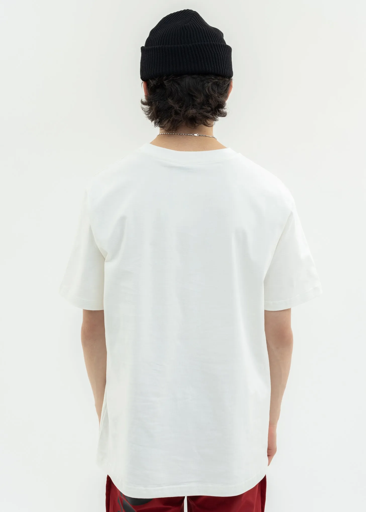 Lily White T-Shirt With Multi Faces