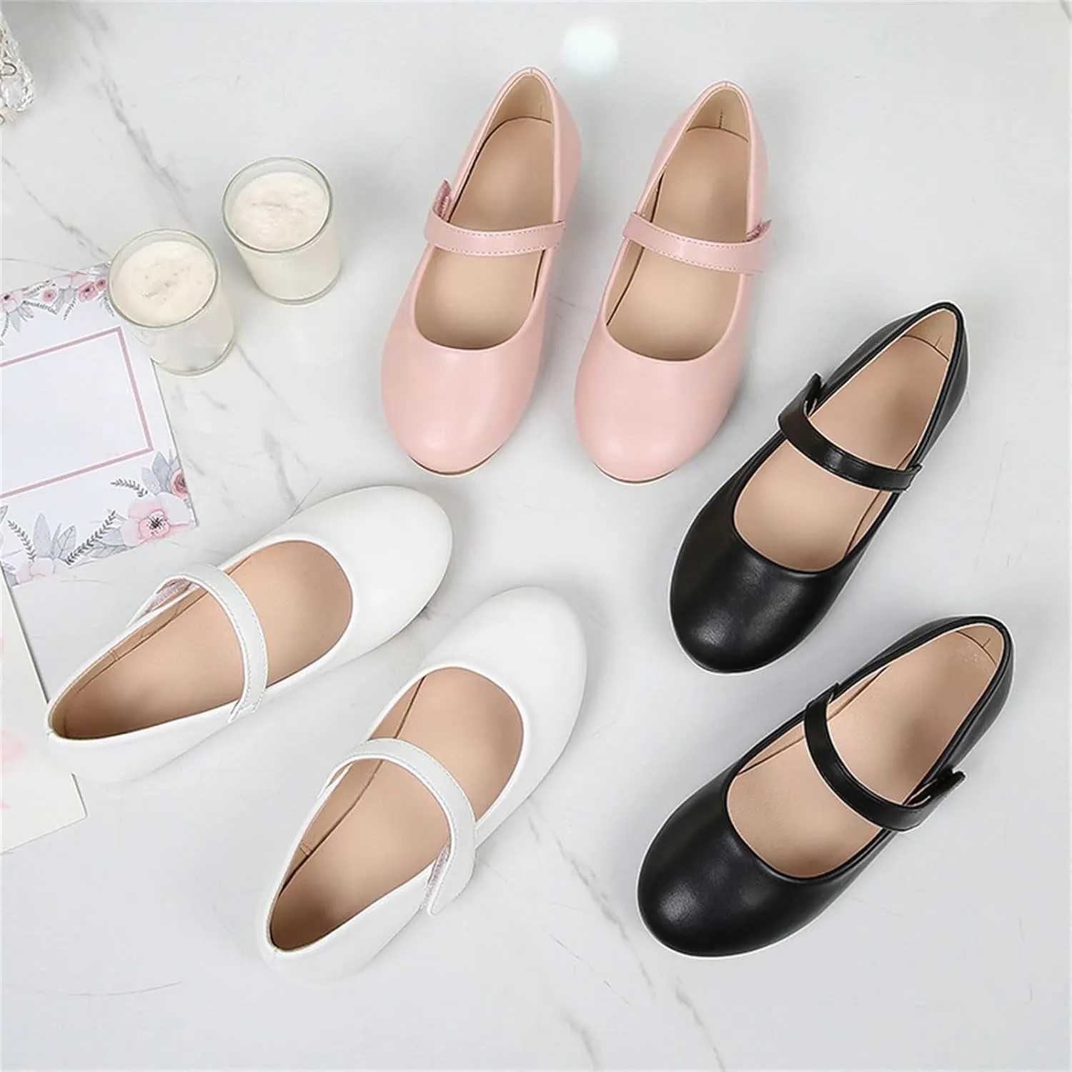 Little Kids Girls Dress Pumps Glitter Sequins Princess Low Heels Princess Dress Shoes Party Dance Shoes Sandals