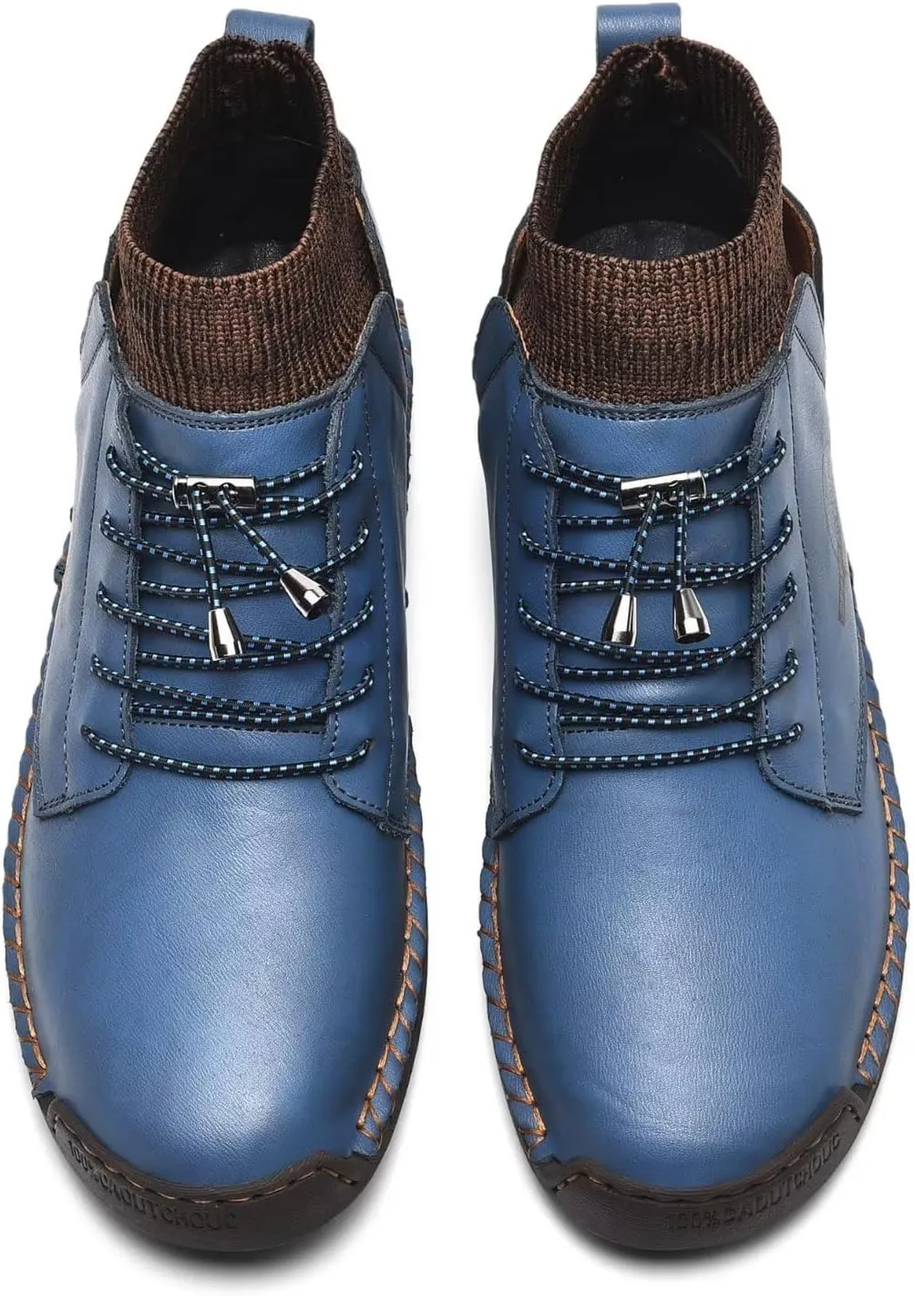 Men's Leather Loafers Fashion Casual Slip On Penny Beck Driving Loafer Shoes Ankle Chukka Boots For MenIncludes Extra Insole