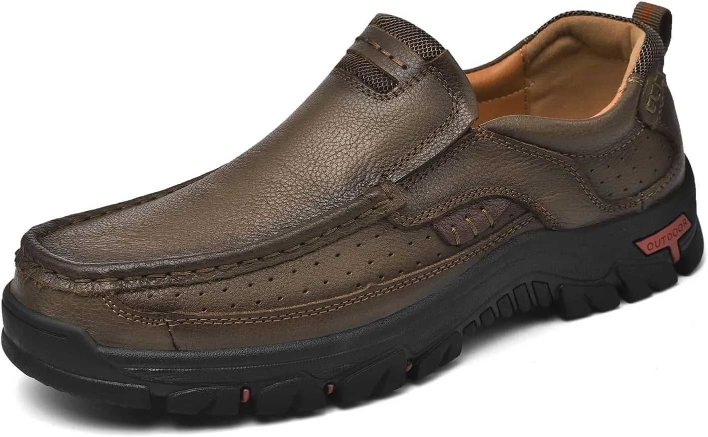 Mens Loafers Slip On Loafer Leather Casual Walking Shoes Comfortable for Work Office Dress Outdoor