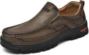 Mens Loafers Slip On Loafer Leather Casual Walking Shoes Comfortable for Work Office Dress Outdoor