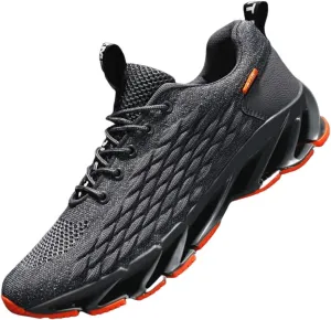 Men's Running Shoe, Breathable Mesh Walking Sneakers, 2024 Fashion Casual Non-Slip Cushioning Sport Athletic Gym Workout Shoes