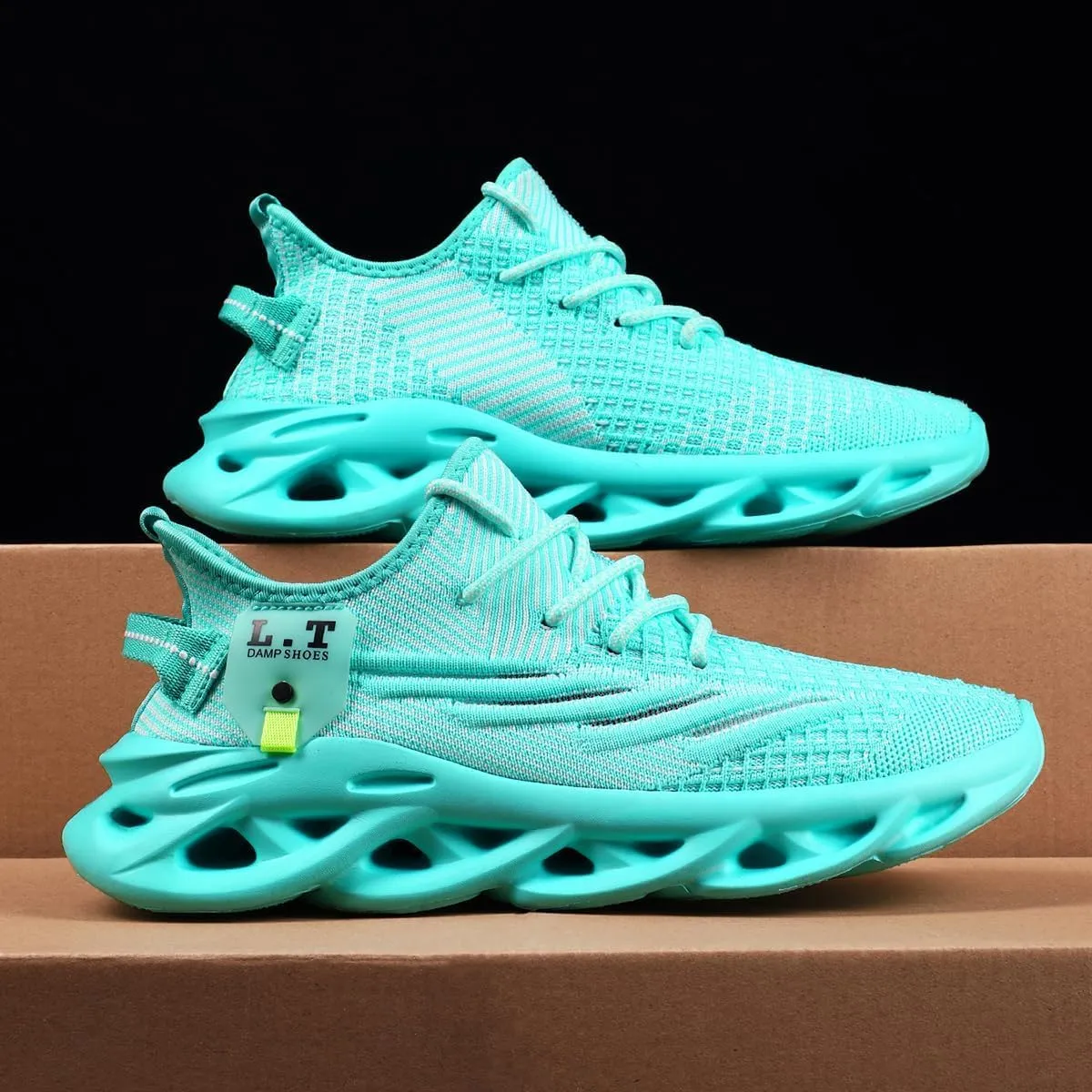 Mens Running Shoes, Fashion Thin Light Breathable Mesh Walking Tennis Shoes, Comfortable Cushioning Sneakers, Non Slip Gym Workout Jogging Cross Training Athletic