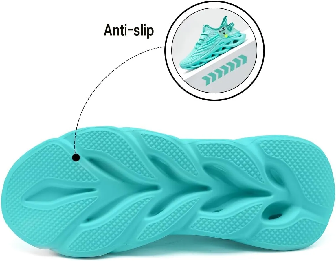 Mens Running Shoes, Fashion Thin Light Breathable Mesh Walking Tennis Shoes, Comfortable Cushioning Sneakers, Non Slip Gym Workout Jogging Cross Training Athletic