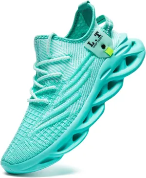 Mens Running Shoes, Fashion Thin Light Breathable Mesh Walking Tennis Shoes, Comfortable Cushioning Sneakers, Non Slip Gym Workout Jogging Cross Training Athletic