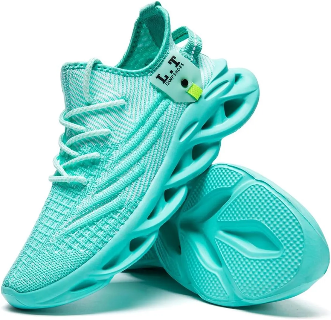 Mens Running Shoes, Fashion Thin Light Breathable Mesh Walking Tennis Shoes, Comfortable Cushioning Sneakers, Non Slip Gym Workout Jogging Cross Training Athletic