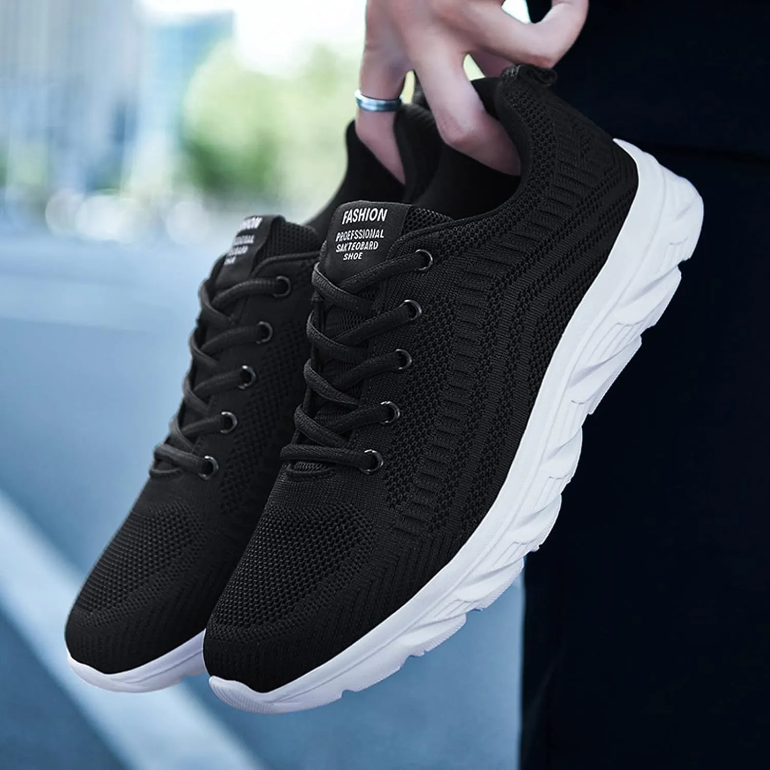 Mens Workout Shoes Running Walking Tennis Shoes for Men Non Slip Light Gym Trainng Shoes Casual Sneaker Comfortable Mesh Athletic Sport Shoes