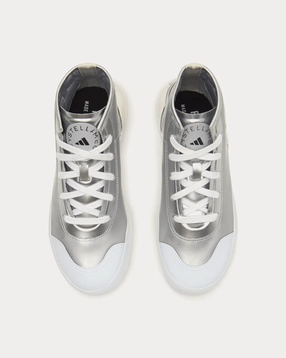Metallic Treino Silver Running Shoes