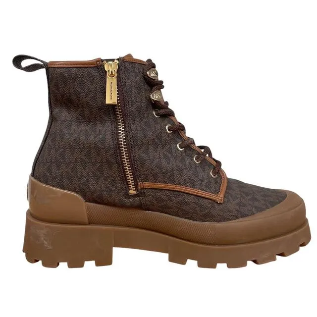 Michael Kors Payton Logo Combat Boots UK 6