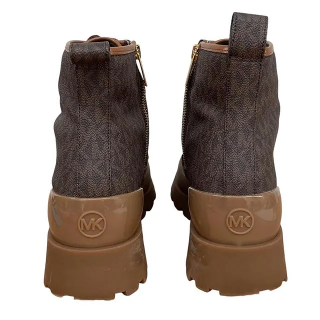 Michael Kors Payton Logo Combat Boots UK 6
