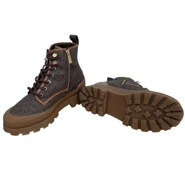 Michael Kors Payton Logo Combat Boots UK 6