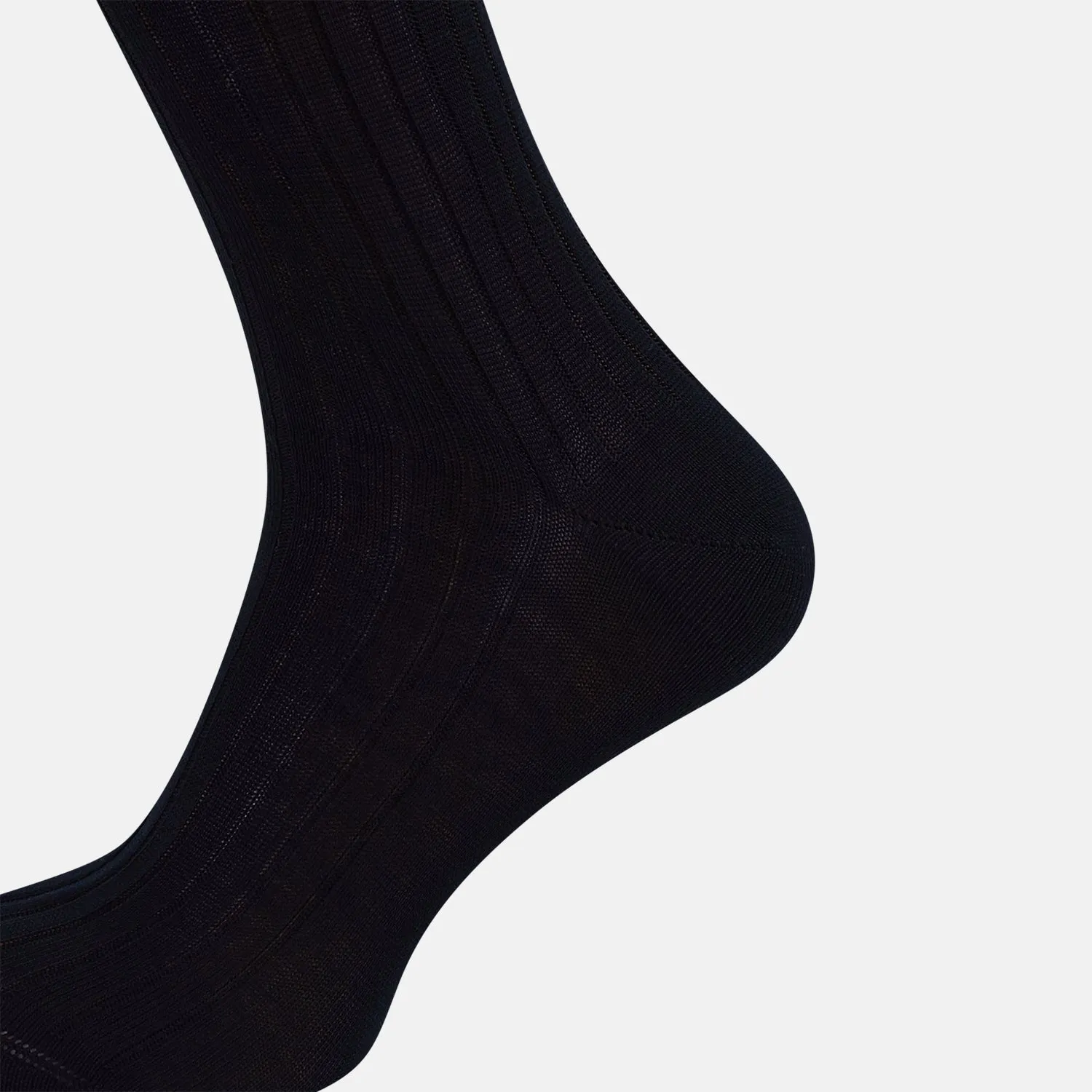Midnight Thick Knit Mid-Length Socks