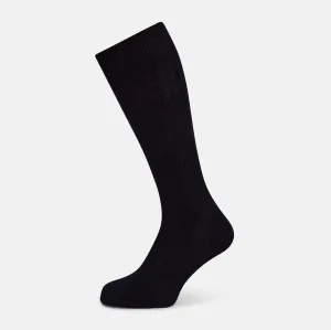 Midnight Thick Knit Mid-Length Socks