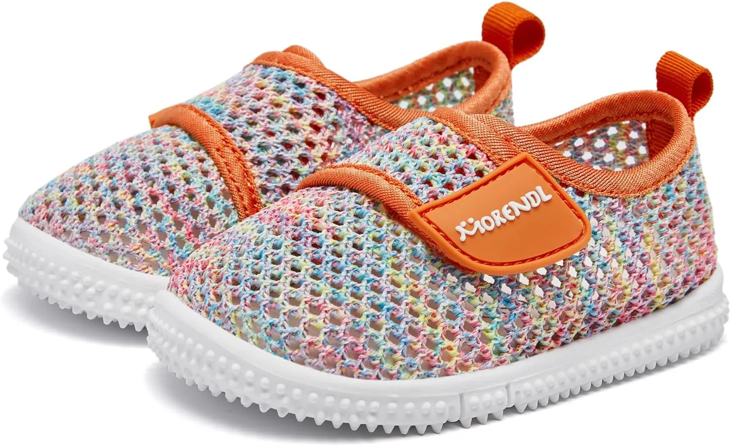 MORENDL Toddler Water Shoes Baby Breathable Mesh Non-Slip Sandals Quick Dry Lightweight Beach Barefoot Shoes