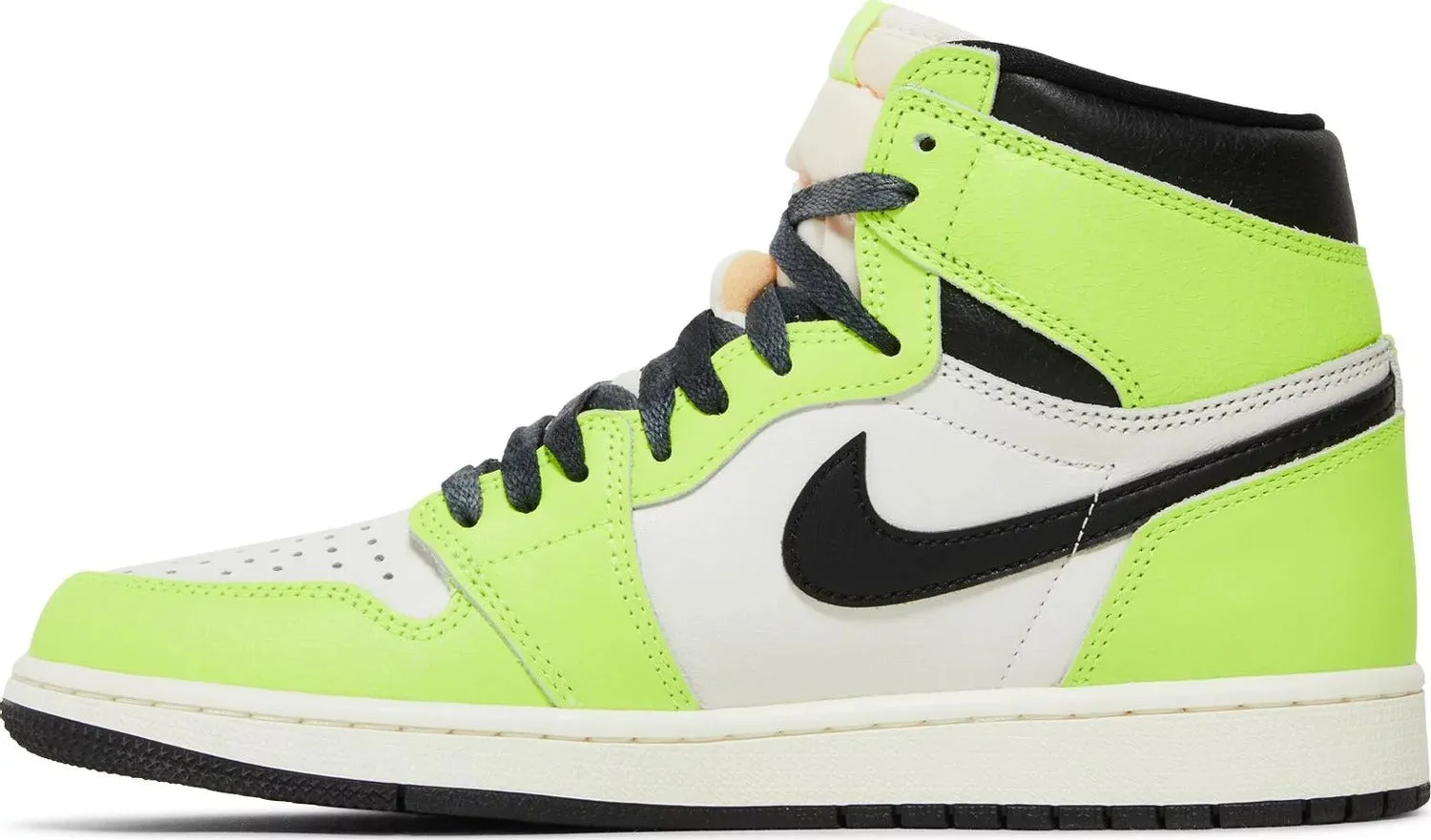 Nike Air Jordan 1 Retro High OG sneakers, light green/black/white