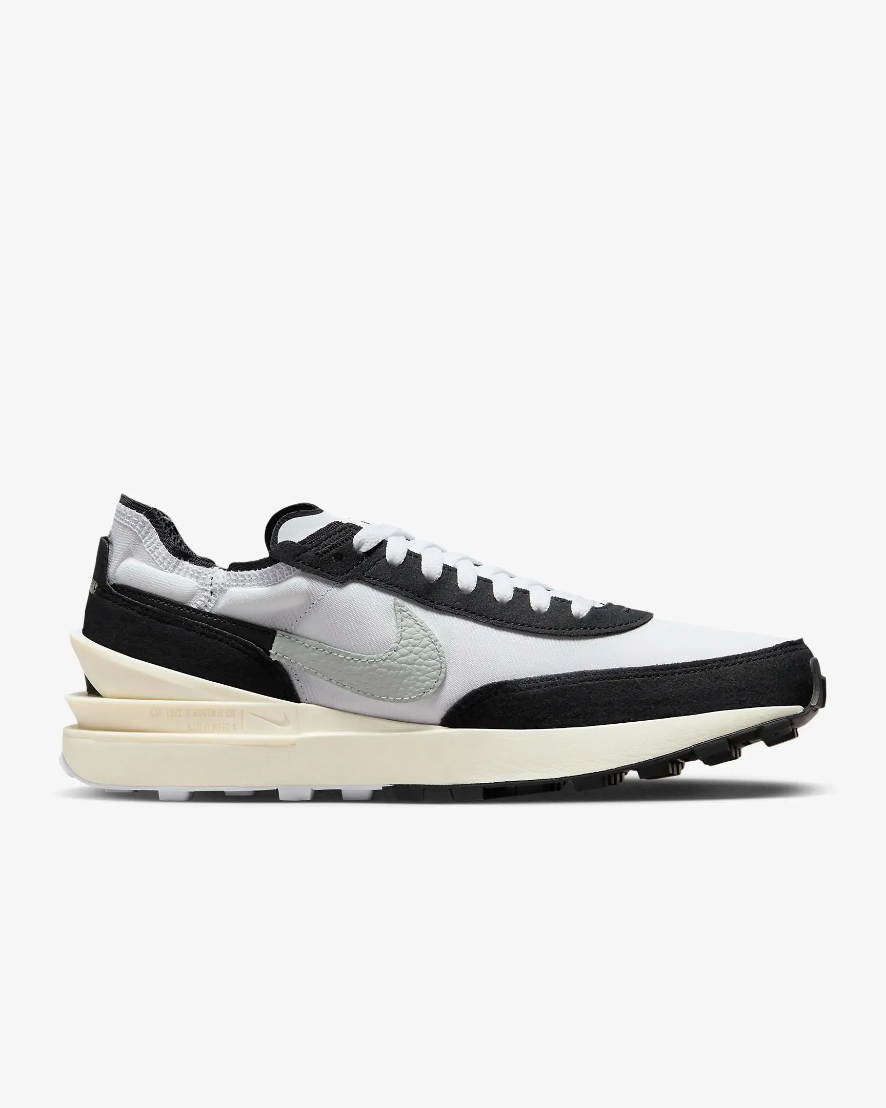 NIKE WAFFLE ONE SE White Black Light Silver DZ2527-100