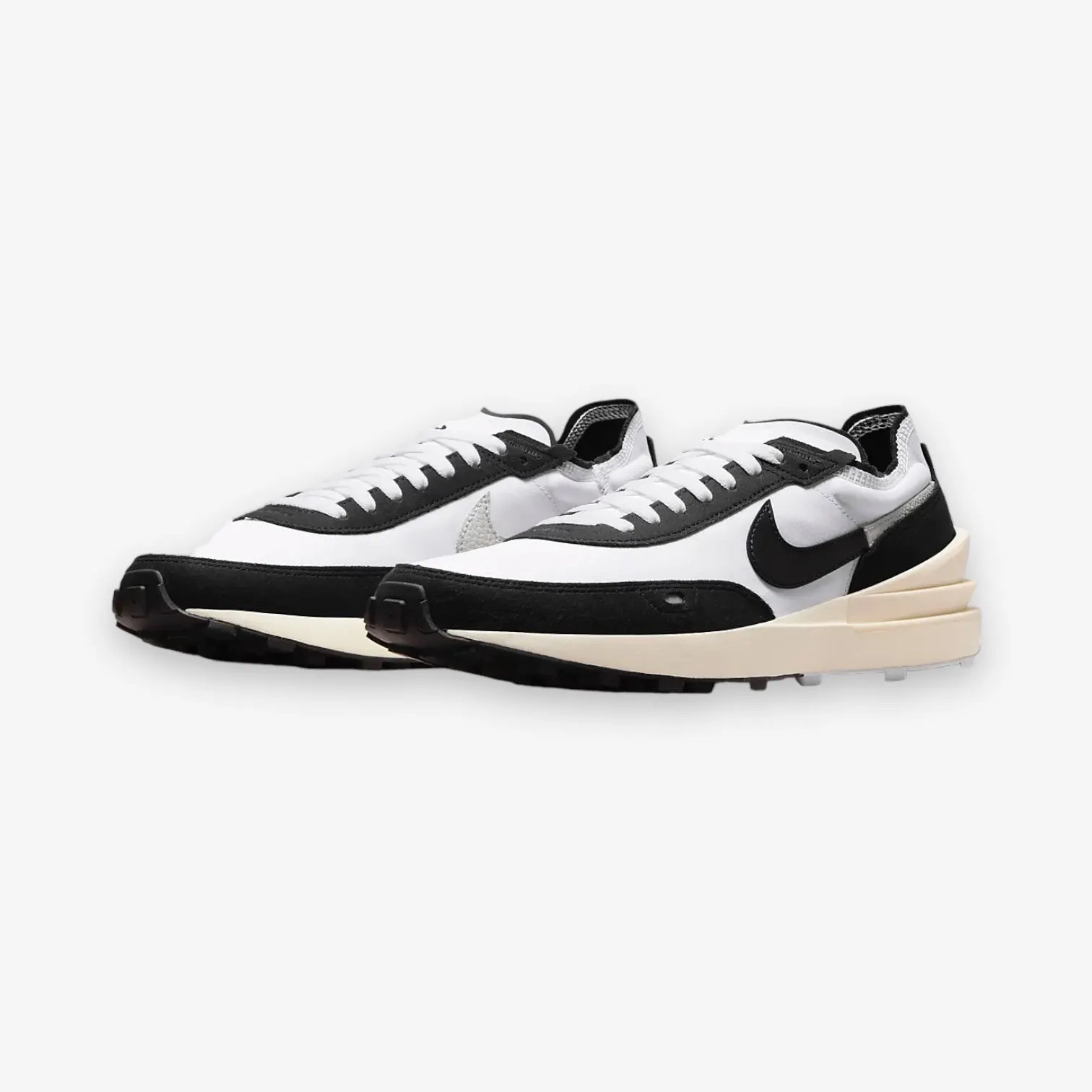 NIKE WAFFLE ONE SE White Black Light Silver DZ2527-100