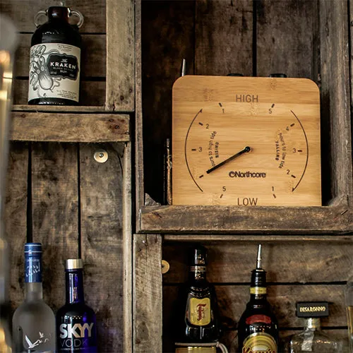 Northcore Wall Mounted Bamboo Tide Clock
