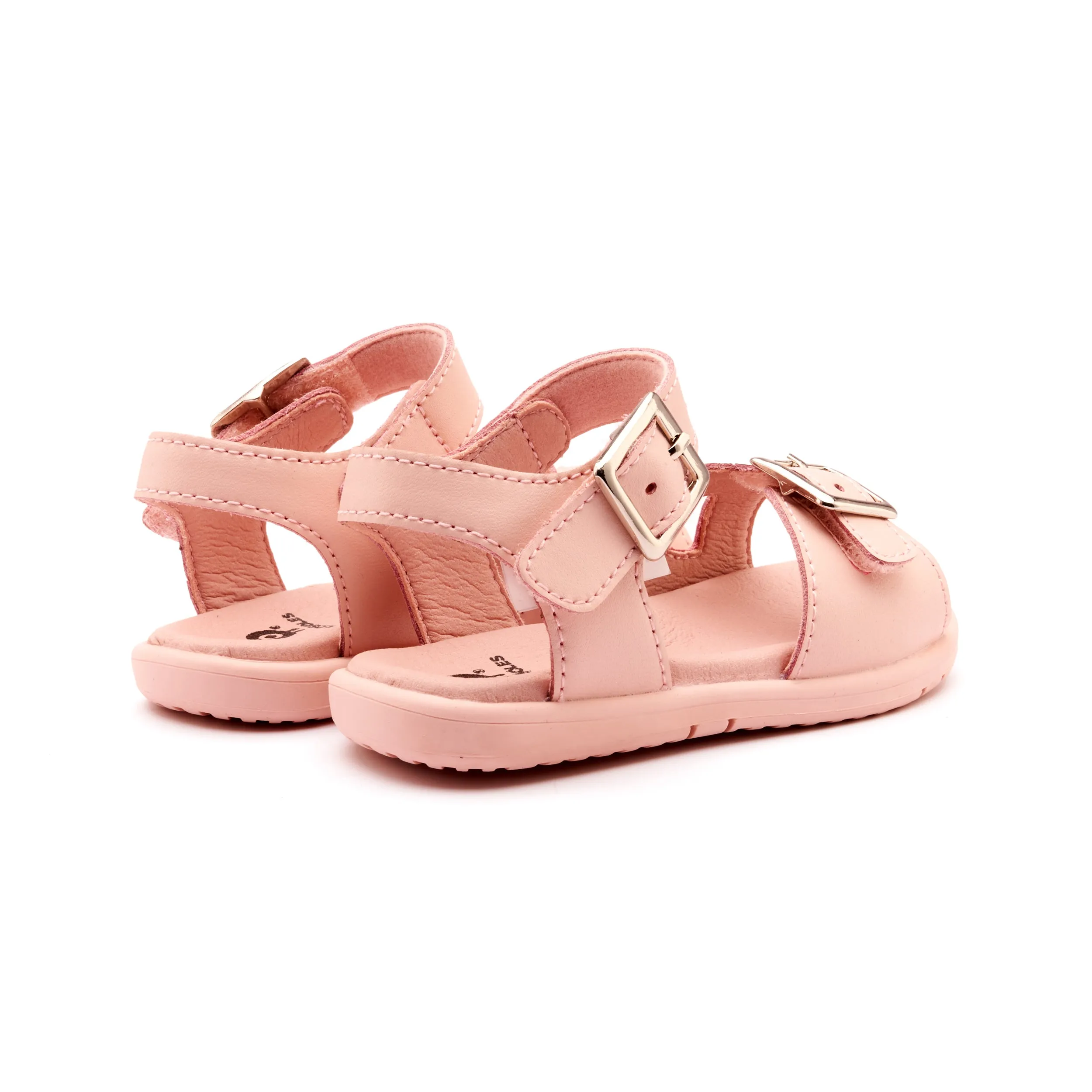 Old Soles Girl's 9503 Fresh Cut Sandals - Powder Pink / Powder Pink Sole