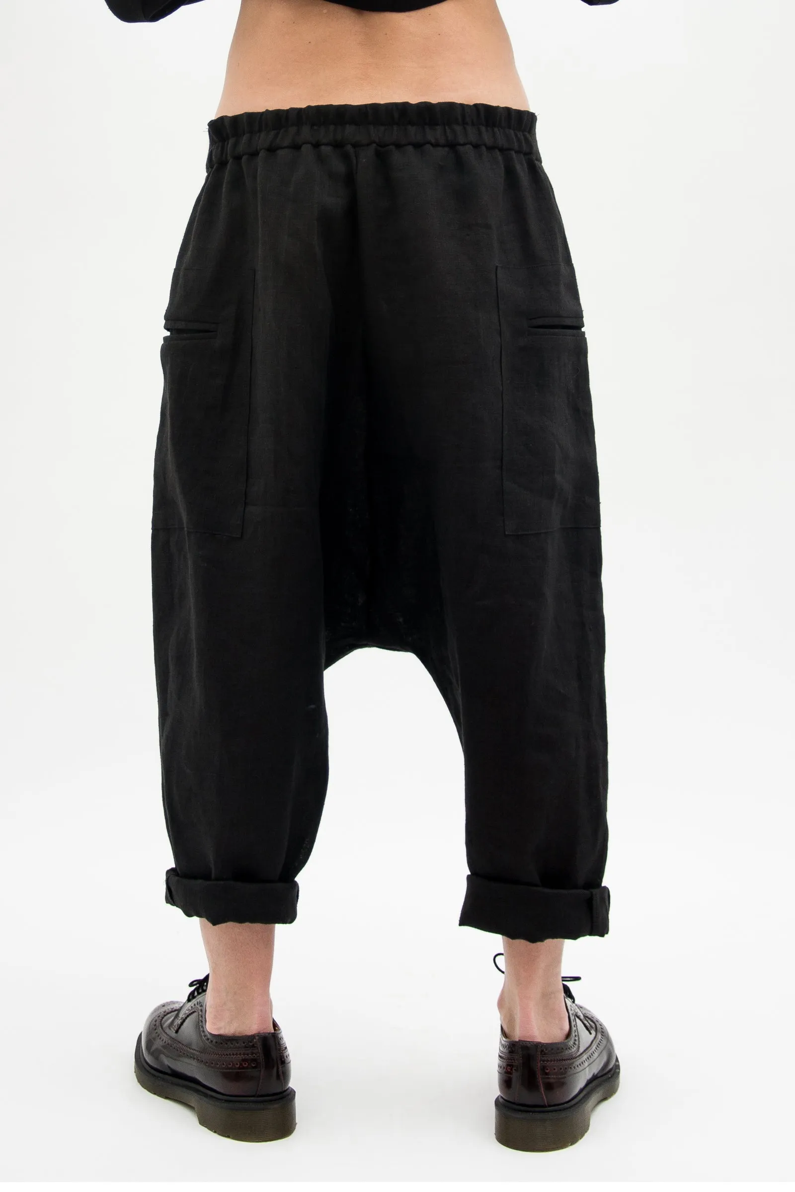 Organic Linen Harem Pants