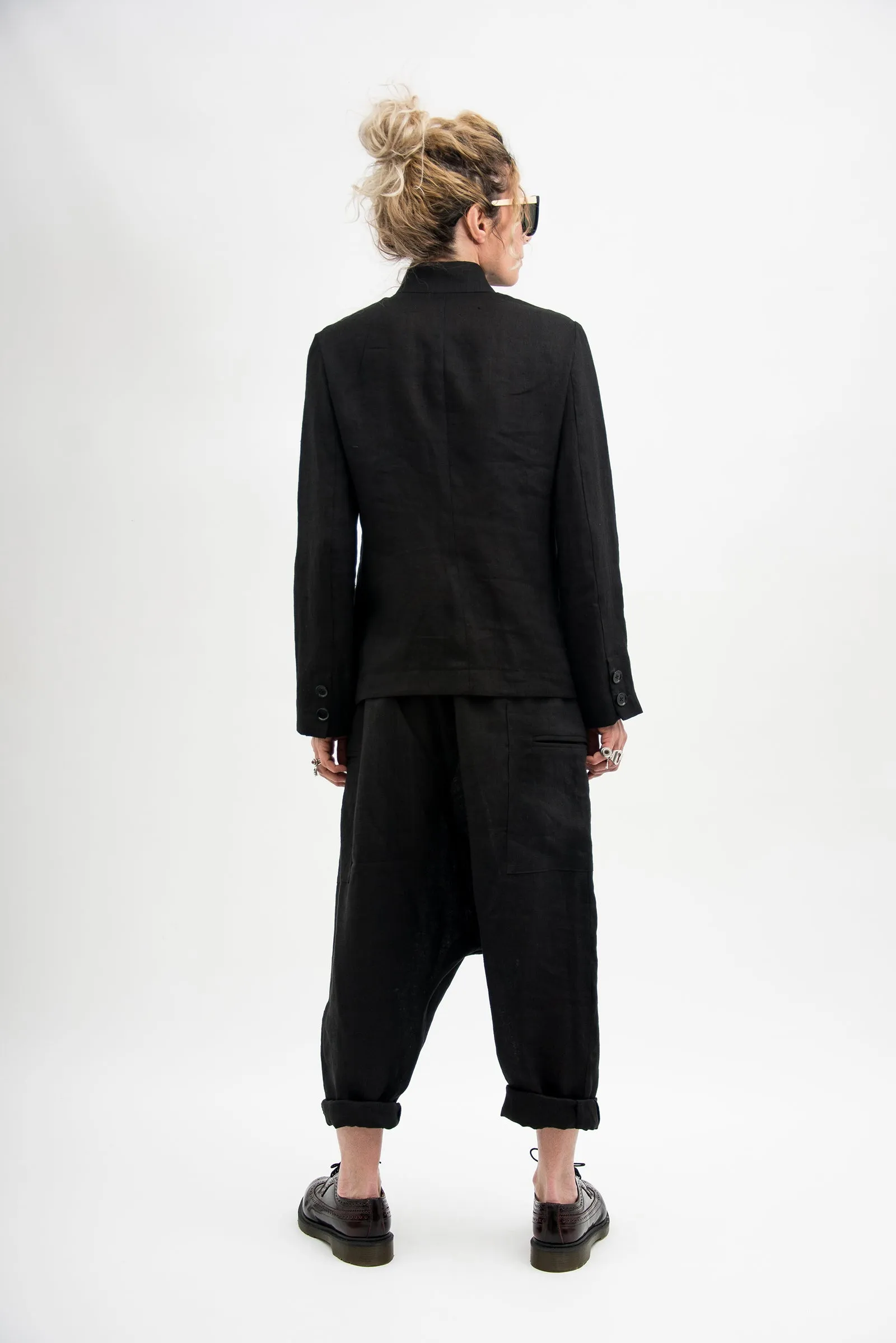 Organic Linen Harem Pants