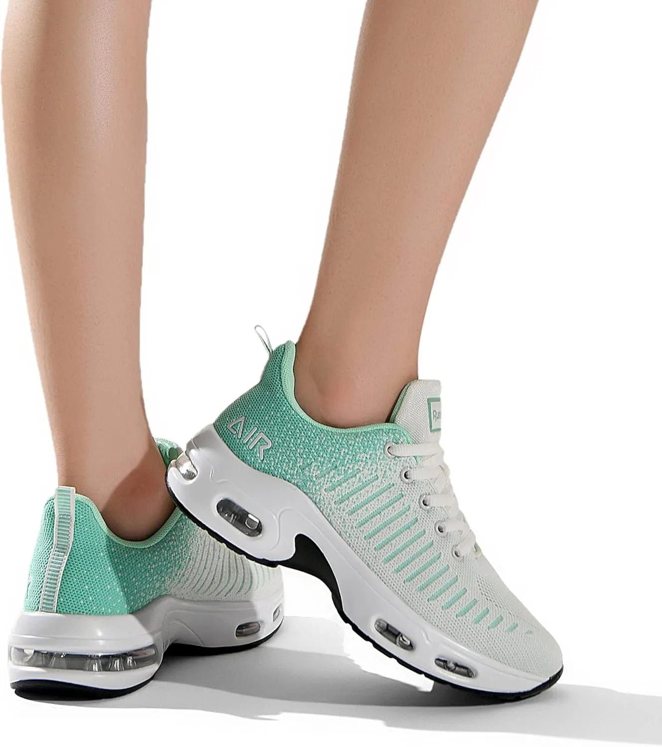QAUPPE Womens Fashion Lightweight Air Sports Walking Sneakers Breathable Gym Jogging Running Tennis Shoes US 5.5-11 B(M)
