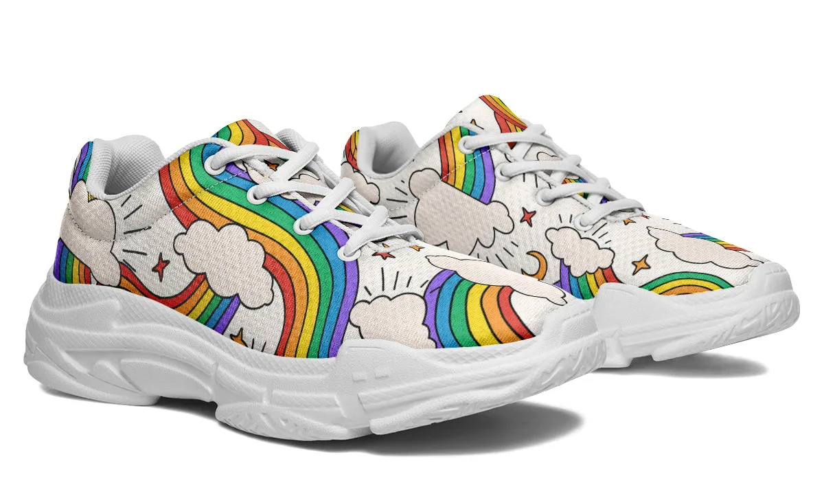 Rainbow Dreams Chunky Sneakers