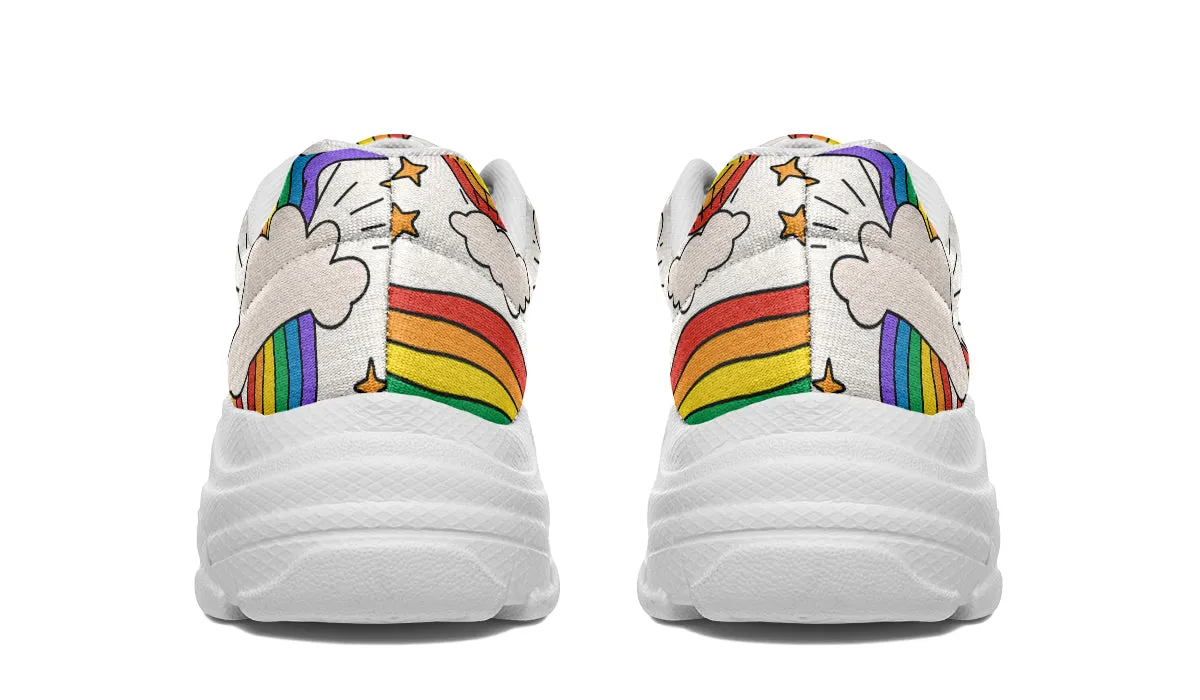 Rainbow Dreams Chunky Sneakers