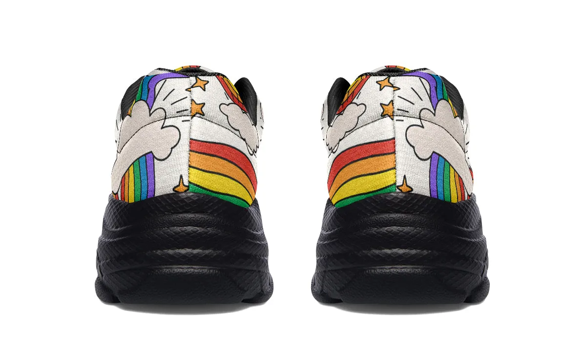 Rainbow Dreams Chunky Sneakers