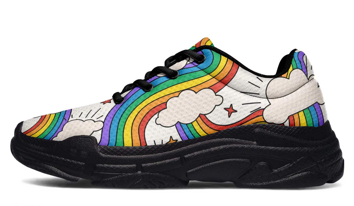 Rainbow Dreams Chunky Sneakers