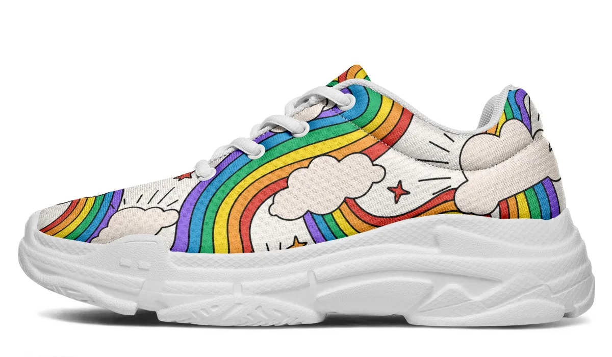 Rainbow Dreams Chunky Sneakers
