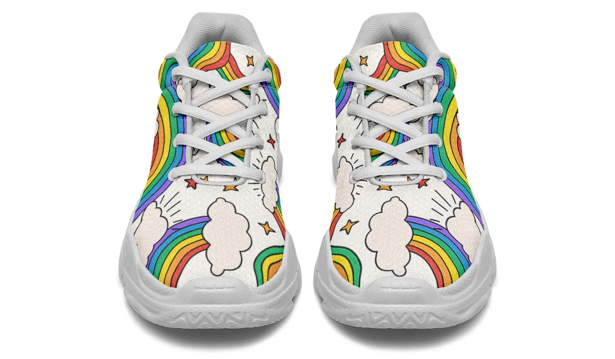 Rainbow Dreams Chunky Sneakers
