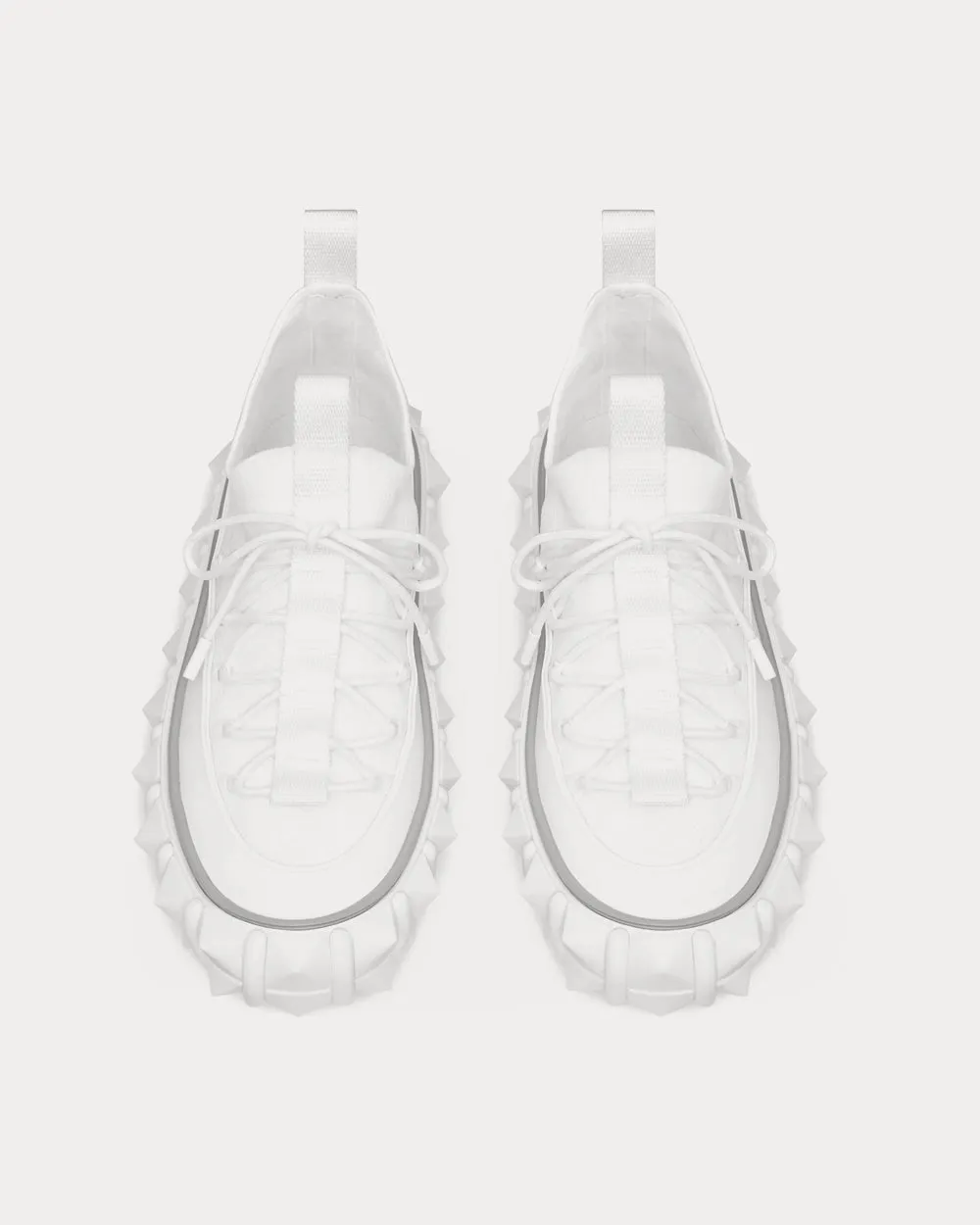 Rockstud X Light Ivory / White Low Top Sneakers