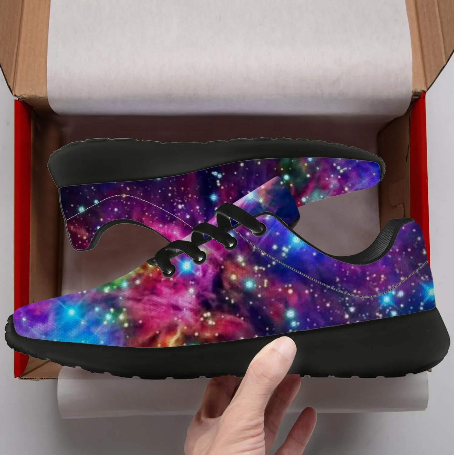 Running Shoes for Women Men Galaxy Shoes 3D Print Sneakers Gifts for Women Men