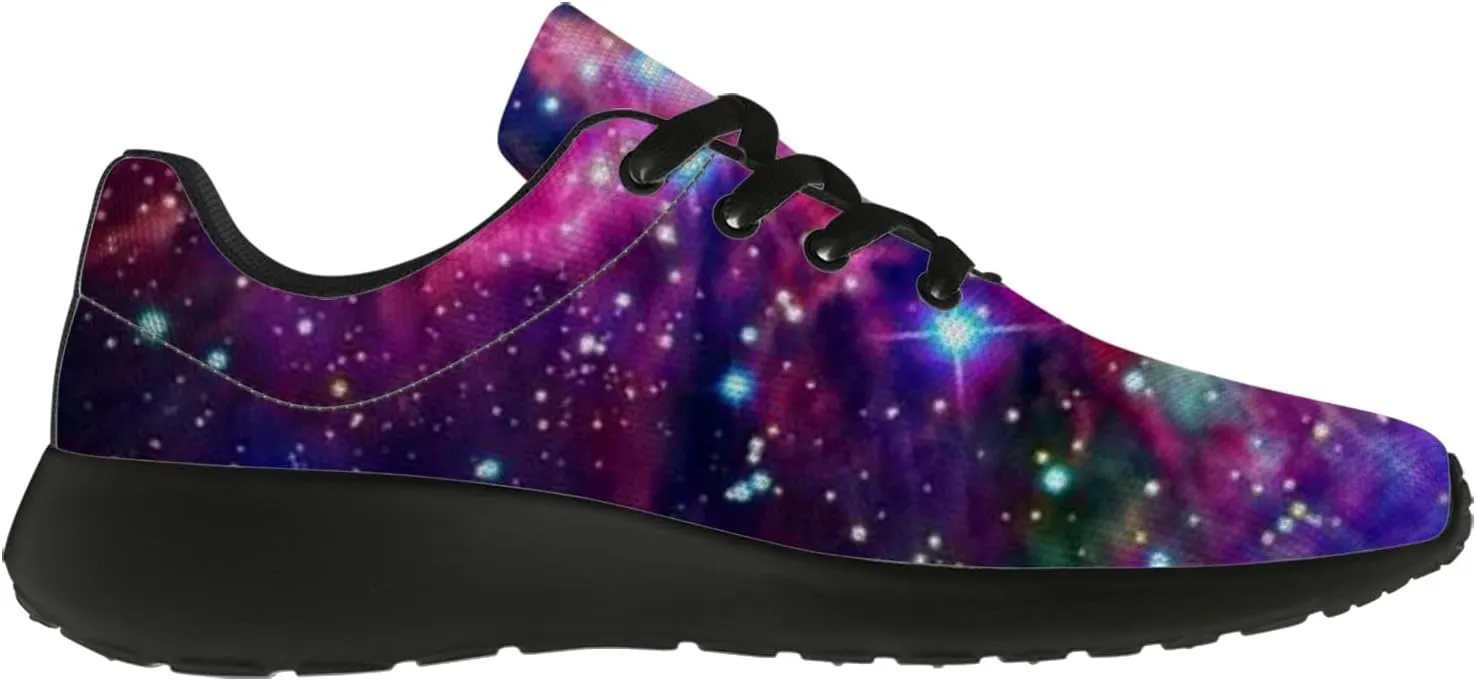 Running Shoes for Women Men Galaxy Shoes 3D Print Sneakers Gifts for Women Men