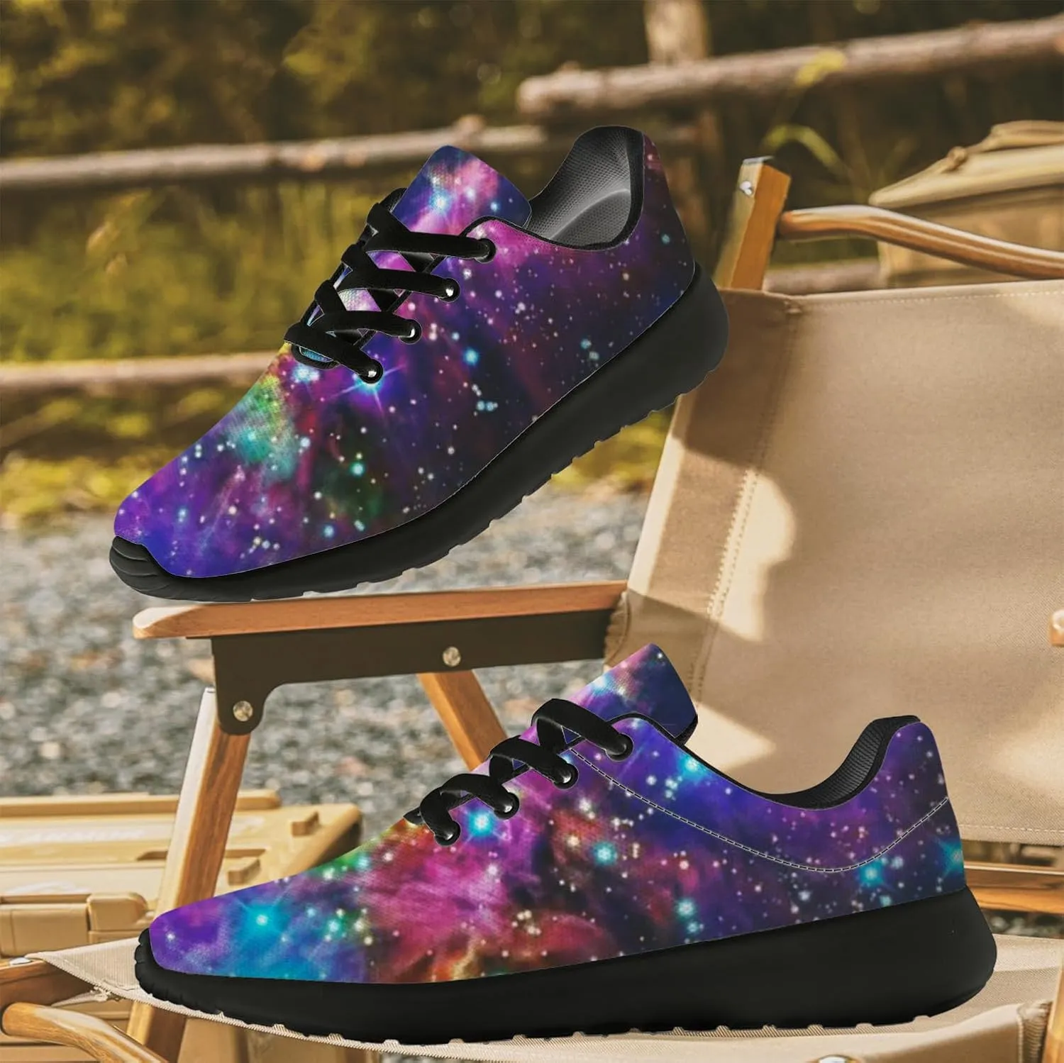 Running Shoes for Women Men Galaxy Shoes 3D Print Sneakers Gifts for Women Men