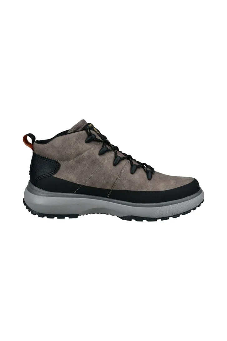 Samper Active Leather Trainers - Taupe