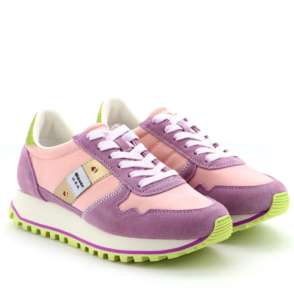Scarpe Donna BLAUER Sneakers Millen 01 Colore Mauve